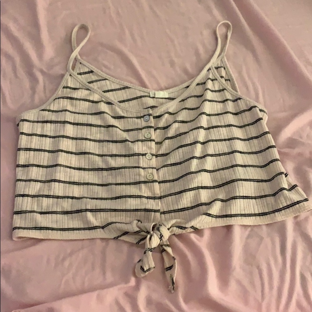 Blush pink crop top